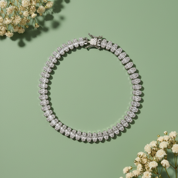Iced Eternity Tennis Bracelet