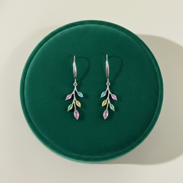 Enchanted Garden Multi-Stone Willow Earrings