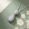 Ethereal Ice Silver Chain Pendant