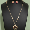 Elegant Blossom Pendant Set