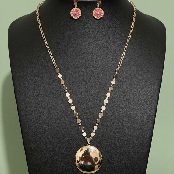 Elegant Blossom Pendant Set