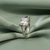 Brilliant Sterling Silver Princess Cut Solitaire Ring