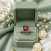 Statement Ruby Cushion Cut Ring