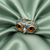Sterling Silver Owl Ring Amber Eyes