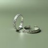 Nature-Inspired Leaf Pattern Band Adjustable Toe Ring(Set of 2)