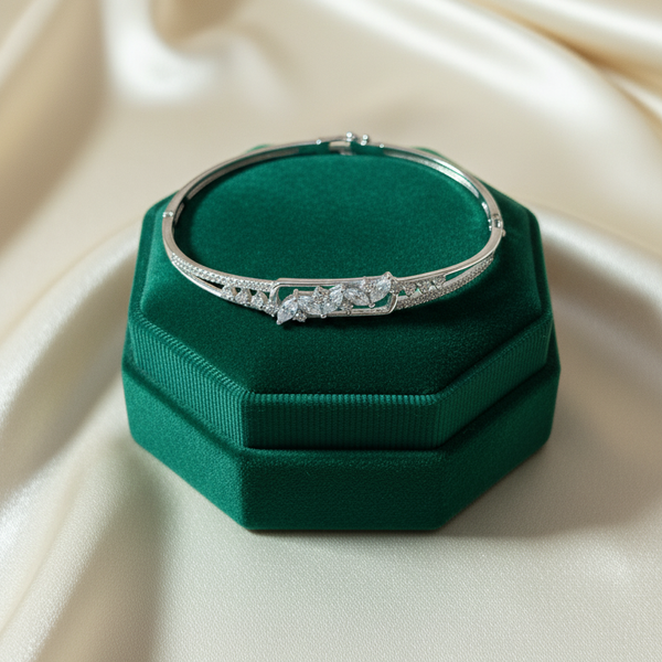 Marquise Floral Bangle