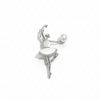 Graceful Pearl Ballerina Brooch