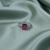 Emerald-Cut Pink Topaz Art Deco Ring