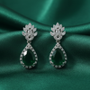 Majestic Emerald Green Teardrop Earrings