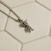 Oxidized Sterling Silver Lord Shiva Pendant