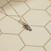 Oxidized Sterling Silver Divine Krishna Pendant