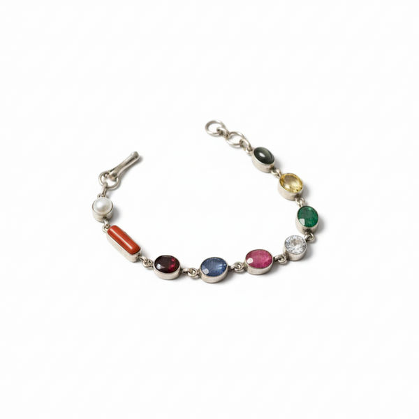 Navratna Gemstone Bracelet