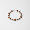 Rudraksha Essence Bracelet | Sterling Silver & Natural Rudraksha Beads
